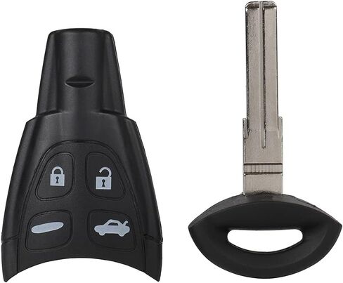 1 Pack 4 buttons Remote Control Car Key Fob 2003-2011 Fit for Saab 9-3 2.0L,2006-2009 Fit for Saab 9-3 2.8L LTQSAAM433TX,12783781 in Saudi Arabia