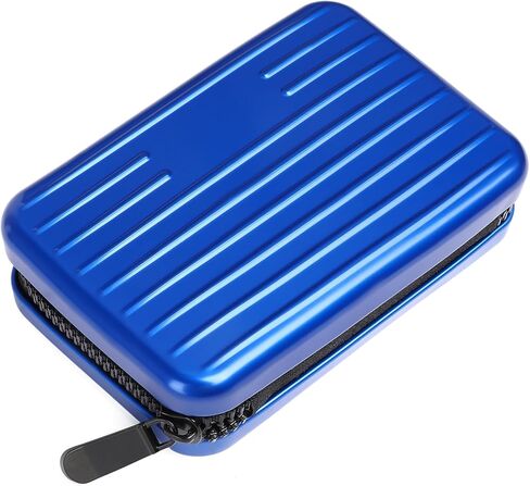 حامل بطاقات الائتمان للنساء RFID بسحاب من الألومنيوم ومحفظة لبطاقات العمل حافظة معدنية لبطاقة الهوية للرجال in Kuwait