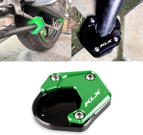 For KLX230 KLX230S KLX230SM 2025 2024 2023-2021 new accessories cnc aluminum alloy foot support side support extension foot support side support support plate (black) in Saudi Arabia