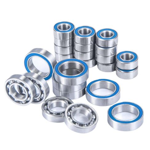 24Pcs Blue Rubber Sealed Wheel Hub Axle Bearing Compatible with 1 10 Scale RC Car Model Parts Fits Element RC Sendero in Kuwait
