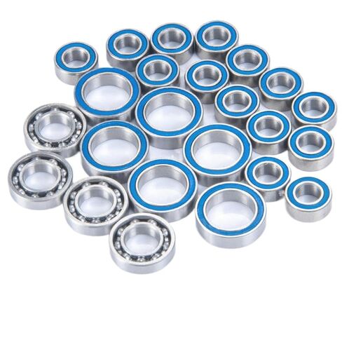 24Pcs Blue Rubber Sealed Wheel Hub Axle Bearing Compatible with 1 10 Scale RC Car Model Parts Fits Element RC Sendero in Kuwait