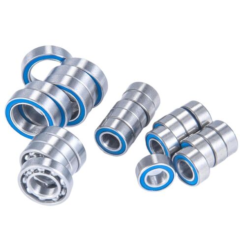 24Pcs Blue Rubber Sealed Wheel Hub Axle Bearing Compatible with 1 10 Scale RC Car Model Parts Fits Element RC Sendero in Kuwait