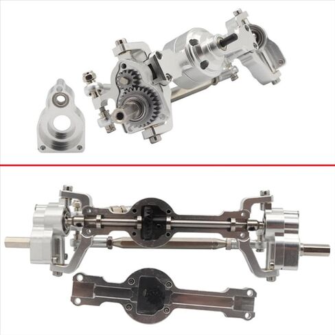 محور البوابة الأمامية المعدنية وأجزاء ترقية السيارة المعدنية الكاملة من طراز RC متوافقة مع MN D91 D99 D99S MN99S MN98 MN90 1 12 مقياس 2 قطعة in Kuwait