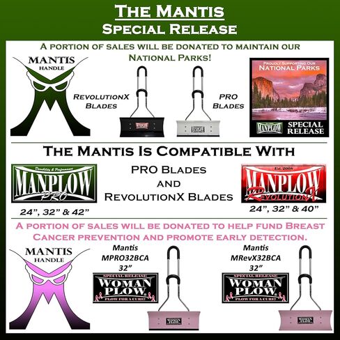 مجارف الثلج MANPLOW PRO (مقبض فرس النبي، 32 بوصة) in Kuwait