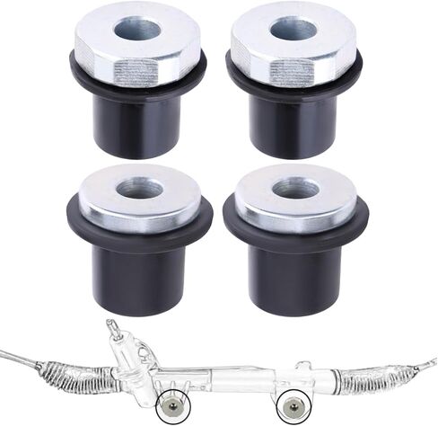 4Pcs Steering Rack and Pinion Mount Bushing Replacement for Dodge Ram 1500 2002-2012 Replace 52106728AC 52113031AD in Saudi Arabia