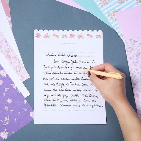 Mr. Pen- Stationery Writing Paper Set with Envelopes, 7.5" x 10.2", 32 Letter Sheets & 16 Envelopes, Smooth Printable Letter Paper for Handwritten Notes, Personal Letters, Invitations, Office & Home in Saudi Arabia