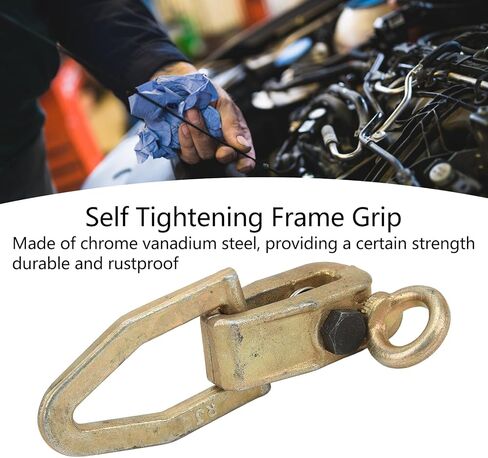Auto Body Repair Pull Clamp - Chrome Vanadium Steel Self Tightening Frame Grip Fit for Vehicles in Saudi Arabia