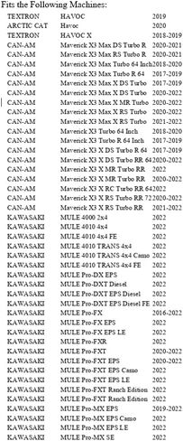 Tusk UTV مقص جاك جبل متوافق مع Polaris RZR XP/XP4 1000 2014-2021/RZR 900 Trail 2021-2025/RZR XP/XP4 Turbo 2016-2021 in Kuwait