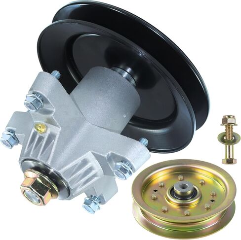 2 حزمة مجموعة المغزل 918-04456B مع بكرة المهمل 756-04129B تحل محل مجموعة المغزل 918-04456 618-04456 MTD 918-04456 918 04456 618-04456 المغزل لجرارات Cub Cadet LT1042 in Kuwait