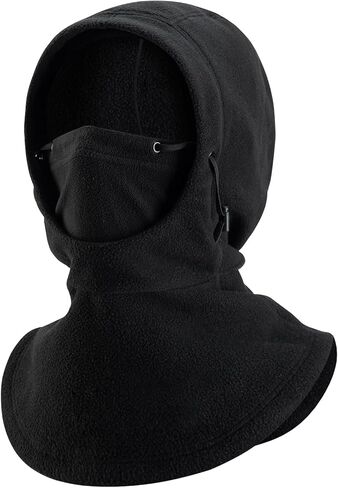 ROCKBROS Balaclava Ski Mask for Men & Women, Windproof Fleece Winter Face Mask for Extreme Cold Weather, Warm Hood for Skiing, Motorcycling & Running Black in Saudi Arabia