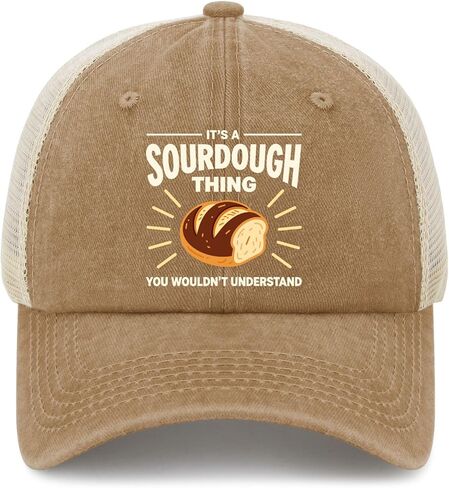 It's A SOURDOUGH Thing You Wouldn't Understand Hats for Mens Classic Washed in Saudi Arabia