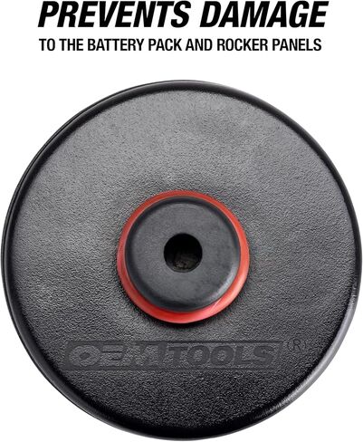 OEMTOOLS 28999 Tesla Jack Pads for Tesla Model Y, 3/S/X, Jack Pad Protects Battery and Rocker Panels During Lifting, Rubber Lift Pad Adapter with Storage Bag in Kuwait