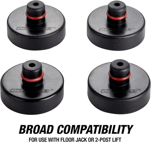OEMTOOLS 28999 Tesla Jack Pads for Tesla Model Y, 3/S/X, Jack Pad Protects Battery and Rocker Panels During Lifting, Rubber Lift Pad Adapter with Storage Bag in Kuwait
