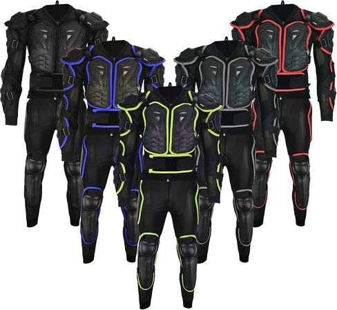Motorcycle Body Armour Suit Motocross Body Protection Guard Protective Armour Jacket Motorbike Armoured Trouser in Saudi Arabia
