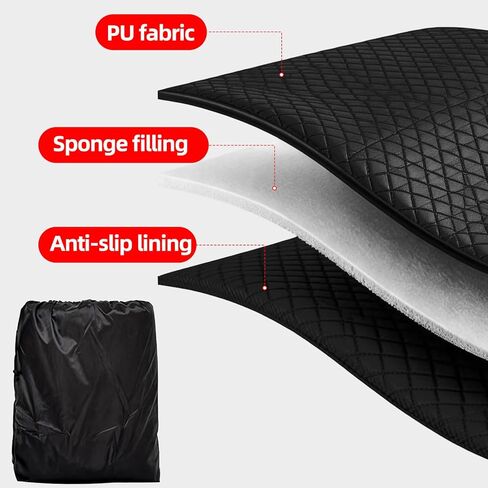 سجادة AggAuto المحمولة المتدحرجة - 60 × 32 بوصة حصيرة ميكانيكية واسعة للغاية، مادة بولي يوريثان مقاومة للماء، تصميم قابل للطي لإصلاح السيارة تحت المرآب/موقف السيارات/الخارج، مع حقيبة تخزين in Kuwait