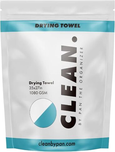 منشفة تجفيف نظيفة - قماش تجفيف من الألياف الدقيقة فائق الامتصاص للسيارات والشاحنات والدراجات النارية والقوارب - منشفة تفصيل تلقائية خالية من الخطوط للمحترفين والمتحمسين - 35 بوصة × 27 بوصة in Kuwait