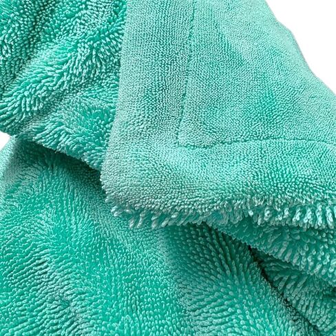 منشفة تجفيف نظيفة - قماش تجفيف من الألياف الدقيقة فائق الامتصاص للسيارات والشاحنات والدراجات النارية والقوارب - منشفة تفصيل تلقائية خالية من الخطوط للمحترفين والمتحمسين - 35 بوصة × 27 بوصة in Kuwait