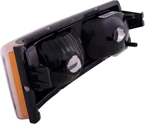 مجموعة مصابيح الجري النهارية HEADLIGHTSDEPOT متوافقة مع شيفروليه سيلفرادو تشيفي أفالانش 2002-2007 معتمدة من CAPA DRL مع علامة إشارة in Kuwait