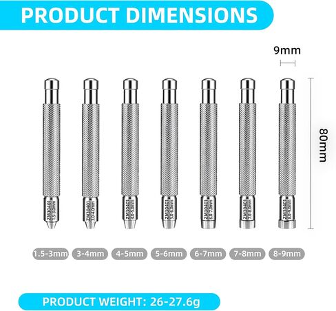 مجموعة لف التاج مكونة من 7 قطع، أداة لف الساعة الميكانيكية، أداة ضبط اليد، اللف اليدوي وإعداد الوقت، أداة إصلاح الساعة الاحترافية مناسبة لضبط الوقت في معظم الساعات in Kuwait