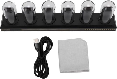 ساعة أنبوبية RGB، ساعة أنبوبية Nixie متوهجة LED مع شاشة ملونة IPS مقاس 1.14 بوصة، 16 مليون لون و3 أوضاع إضاءة، إعدادات الطقس، شاشة 12/24 ساعة، للمنزل in Saudi Arabia