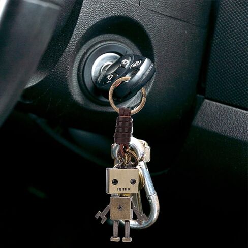 vintage robot keychain, Metal Pendant Punk cool unique keychains Bag Charm for Graduation Party in Saudi Arabia