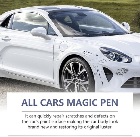 2PCS All Cars Magic Pen, Magic Car Scratch Remover Pen, Car Scratch Repair Pen Set, Simple and Fast, Long-Lasting Durability, Quick Fix for All Car Colors in Kuwait