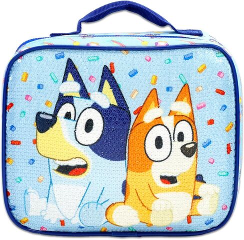 Bluey Lunch Bag for Kids - Bundle with Insulated Lunchbox, Stickers, More | Bluey Lunch Box School Supplies Pack in Saudi Arabia