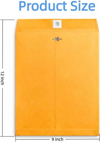 Mailing Envelopes 9x12 Inch, Brown Kraft Manila Envelopes 28lb, Catalog Document Envelopes for Home, Office, School, Business (20PCS) in Saudi Arabia