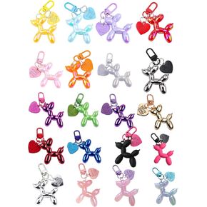 هلام بالون الكلب المفاتيح السائبة للنساء في سن المراهقة الفتيات حقيبة لطيفة سلسلة مفاتيح سحرية لحقيبة الظهر محفظة حقيبة يد حقيبة الكتب in Kuwait