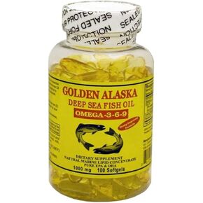 Golden Alaska Deep Sea Omega-3-6-9 Fish Oil 1000mg (900 SGels) in Saudi Arabia
