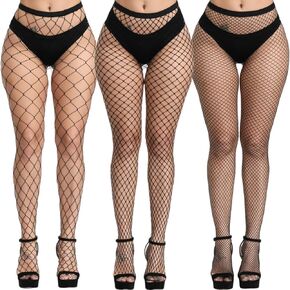 عون اند هون جوارب شبكية للنساء الفخذ العليا جوارب طويلة عالية الخصر مثير الجوارب شبكة صيد السمك in Kuwait