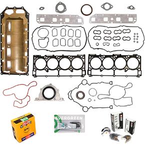 Evergreen SA-5494168109-2 Full Gasket Set Bearings Rings Fit 05-08 Chrysler 300 Dodge Jeep 5.7L HEMI in Saudi Arabia