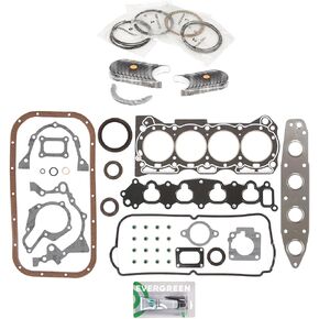 Evergreen SA-3129800660-4 مجموعة حشية كاملة محامل حلقات متوافقة مع/لـ 98-01 شيفروليه مترو 1.3L SOHC G13S in Kuwait