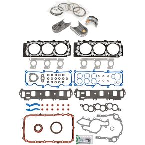 Evergreen SA-5494198144-7 Full Gasket Set Bearings Rings Compatible With/For 01-07 Ford Taurus Mercury Sable 3.0L OHV in Saudi Arabia