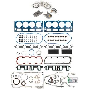 Evergreen SA-3129802862-2 Full Gasket Set Bearings Rings Compatible With/For 07-09 Cadillac Chevrolet Pontiac 6.0L OHV in Saudi Arabia