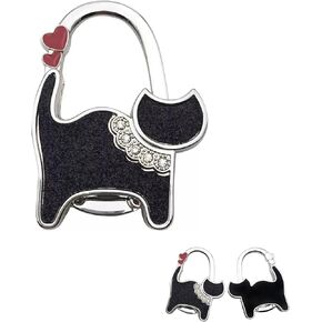 Purse Hooks for Table and Bars,Portable Purse Hanger Organizers Hooks,Foldable Folding Purse Table Hook Hanger(Cat Design) in Saudi Arabia