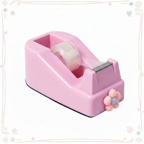 Tape Dispensers,Purple/Pink Tape Dispenser,Tape Dispenser Desk with Stable Weighted Base,Easy One-Hand Use for Scrapbook,Duct Tape & Packing Tape,Ideal for Vision Board Supplies,Office&School Supplies in Saudi Arabia