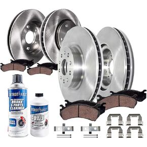 Detroit Axle - Brake Rotors Kit for Mitsubishi 2014-2020 Outlander 2016-2024 Outlander Sport, Disc Brake Rotors Ceramic Brakes Pads Replacement : 11.57" inch Front and 11.89" inch Rear Rotor in Saudi Arabia