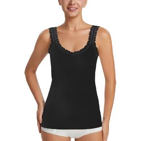 Lace Camisole for Women Cotton Tank Tops Airy Soft Comfyi Tank Top Cami Undershirt in Saudi Arabia
