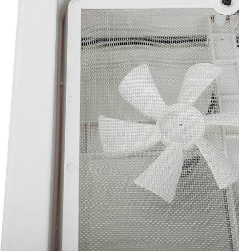 BLACKHORSE-RACING 14" RV Roof Vent Fit for Camper Trailer Universal White Lid Roof Vent with 12V RV Vent Fan 6" Blades White lid Inner for Garnish Ring in Saudi Arabia