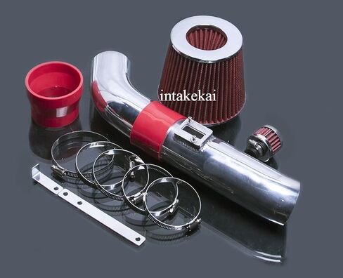 مدخل هواء أداء INTAKEKAI (متوافق مع موديلات 2006-2009 شيفروليه تريل بليزر جي إم سي إنفوي 4.2 4.2L l6) (أسود) in Saudi Arabia