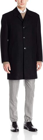 London Fog Men's Signature Wool Blend Top Coat in Saudi Arabia