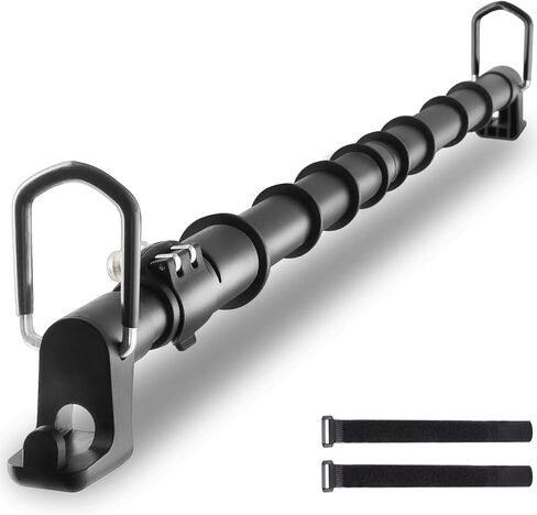 شريط شماعات ملابس السيارة، قضبان ملابس للمركبات بطول 34-54 بوصة قابل للتعديل من الفولاذ القوي مناسب للمركبات الترفيهية والسفر بالسيارة يحافظ على الملابس نظيفة وجافة in Kuwait