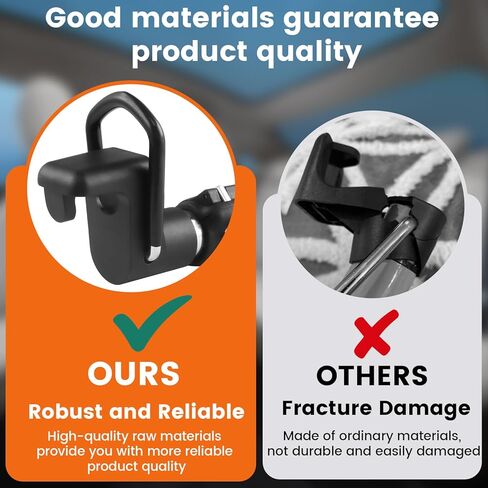 شريط شماعات ملابس السيارة، قضبان ملابس للمركبات بطول 34-54 بوصة قابل للتعديل من الفولاذ القوي مناسب للمركبات الترفيهية والسفر بالسيارة يحافظ على الملابس نظيفة وجافة in Kuwait