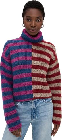 MOTHER Women's The Half Hickey Alpaca Sweater in Saudi Arabia