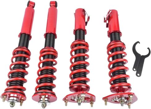 4x زنبرك كويلوفر قابل للتعديل وصدمات أمامية وخلفية متوافقة مع AP01 لـ 240sx S13 1989 1994 in Saudi Arabia