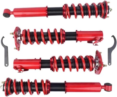4x زنبرك كويلوفر قابل للتعديل وصدمات أمامية وخلفية متوافقة مع AP01 لـ 240sx S13 1989 1994 in Saudi Arabia
