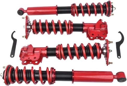 4x زنبرك كويلوفر قابل للتعديل وصدمات أمامية وخلفية متوافقة مع AP01 لـ 240sx S13 1989 1994 in Saudi Arabia