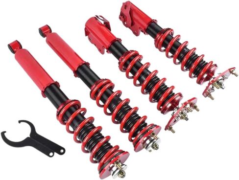 4x زنبرك كويلوفر قابل للتعديل وصدمات أمامية وخلفية متوافقة مع AP01 لـ 240sx S13 1989 1994 in Saudi Arabia