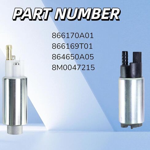 مضخة وقود ذات ضغط مرتفع/منخفض مزدوج لمحركات Mercury Mercruiser 305 350 377 496 5.0L 5.7L 6.2L 8.1L 1984-2020 يستبدل 866170A01 866169T01 30620188S 30810049T 33500000U in Kuwait